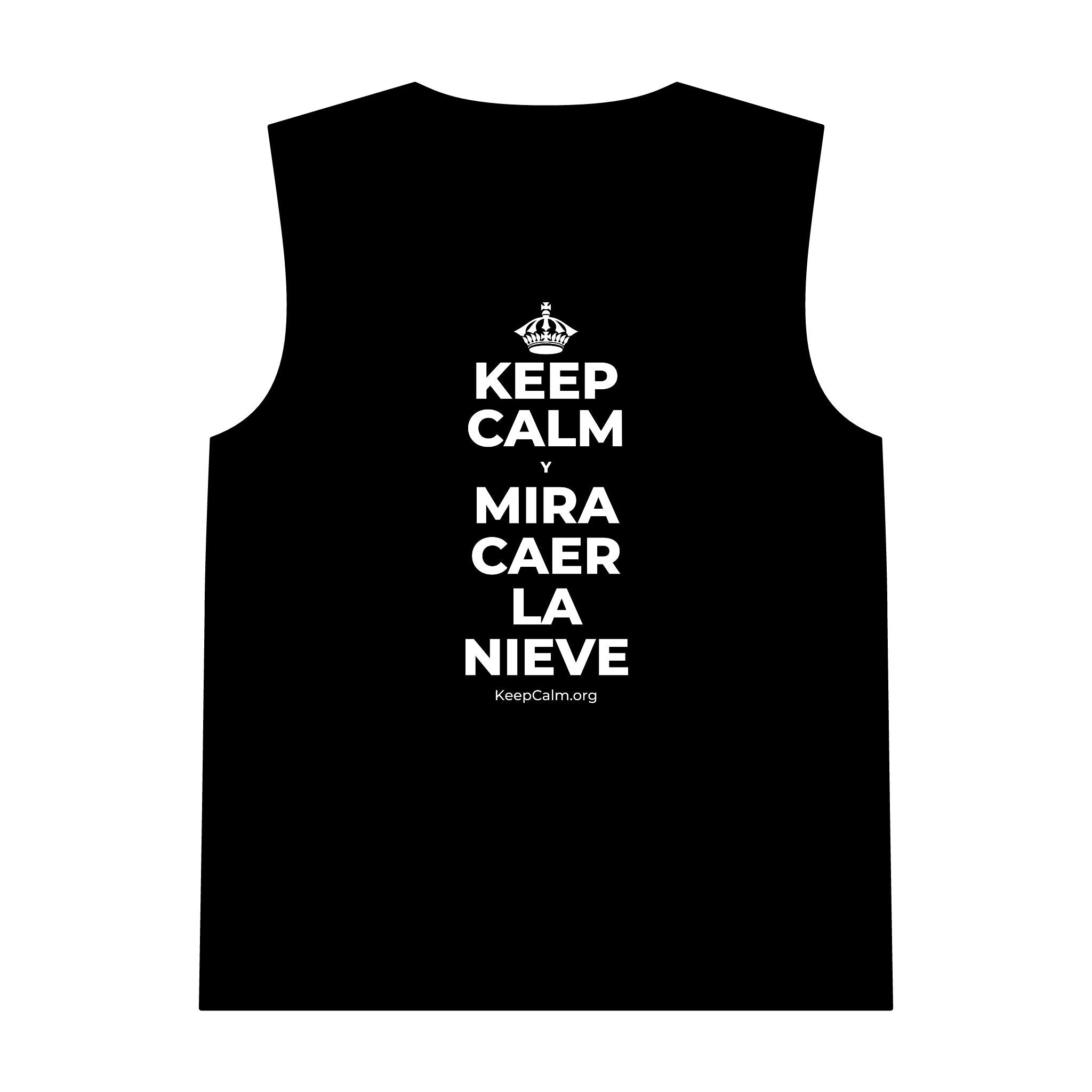 KEEP CALM Y MIRA CAER LA NIEVE Tank Top