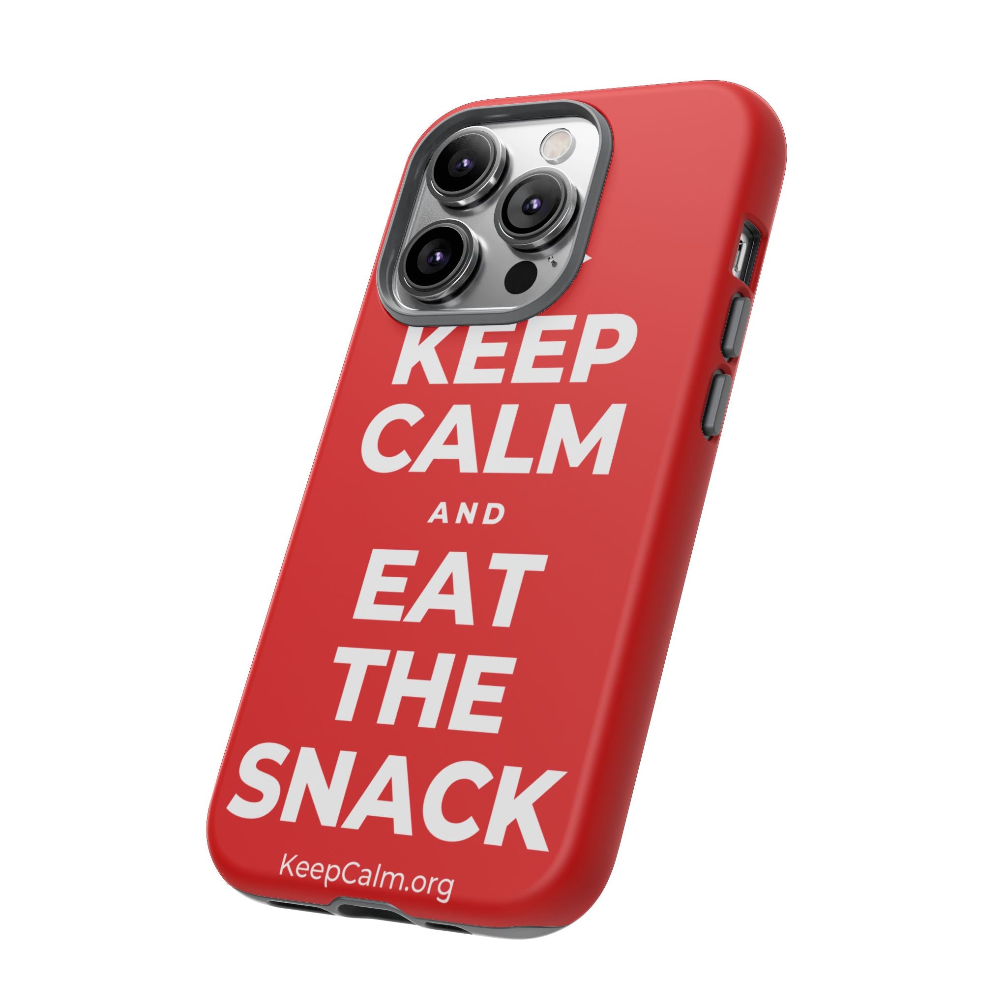 KEEP CALM AND EAT THE SNACK Phone Case