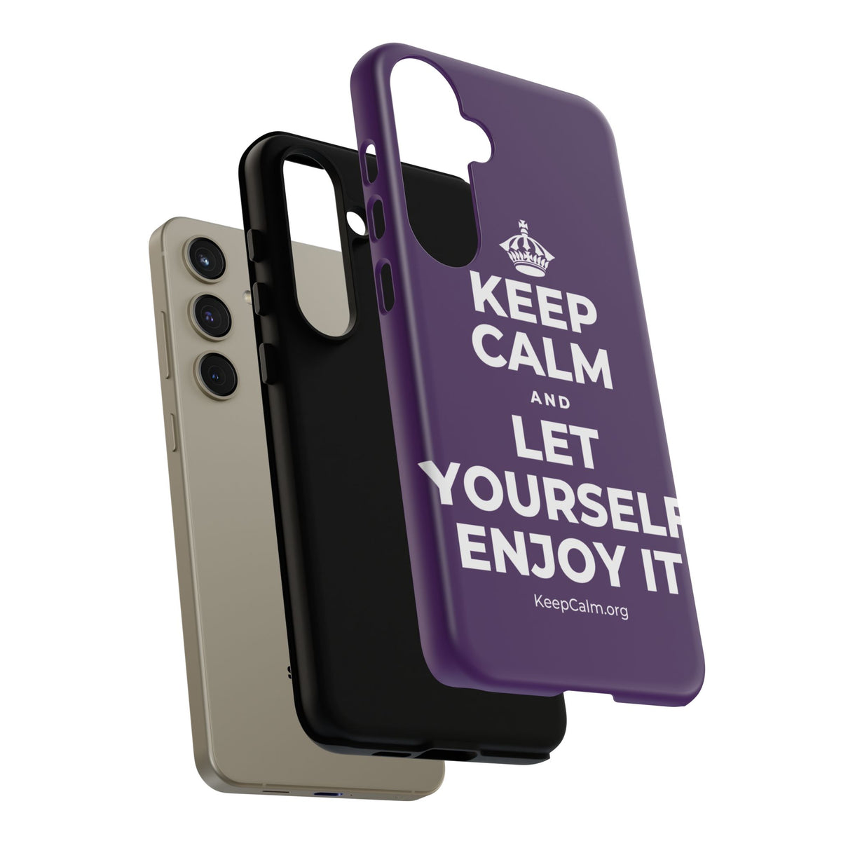 KEEP CALM AND LET YOURSELF ENJOY IT Phone Case