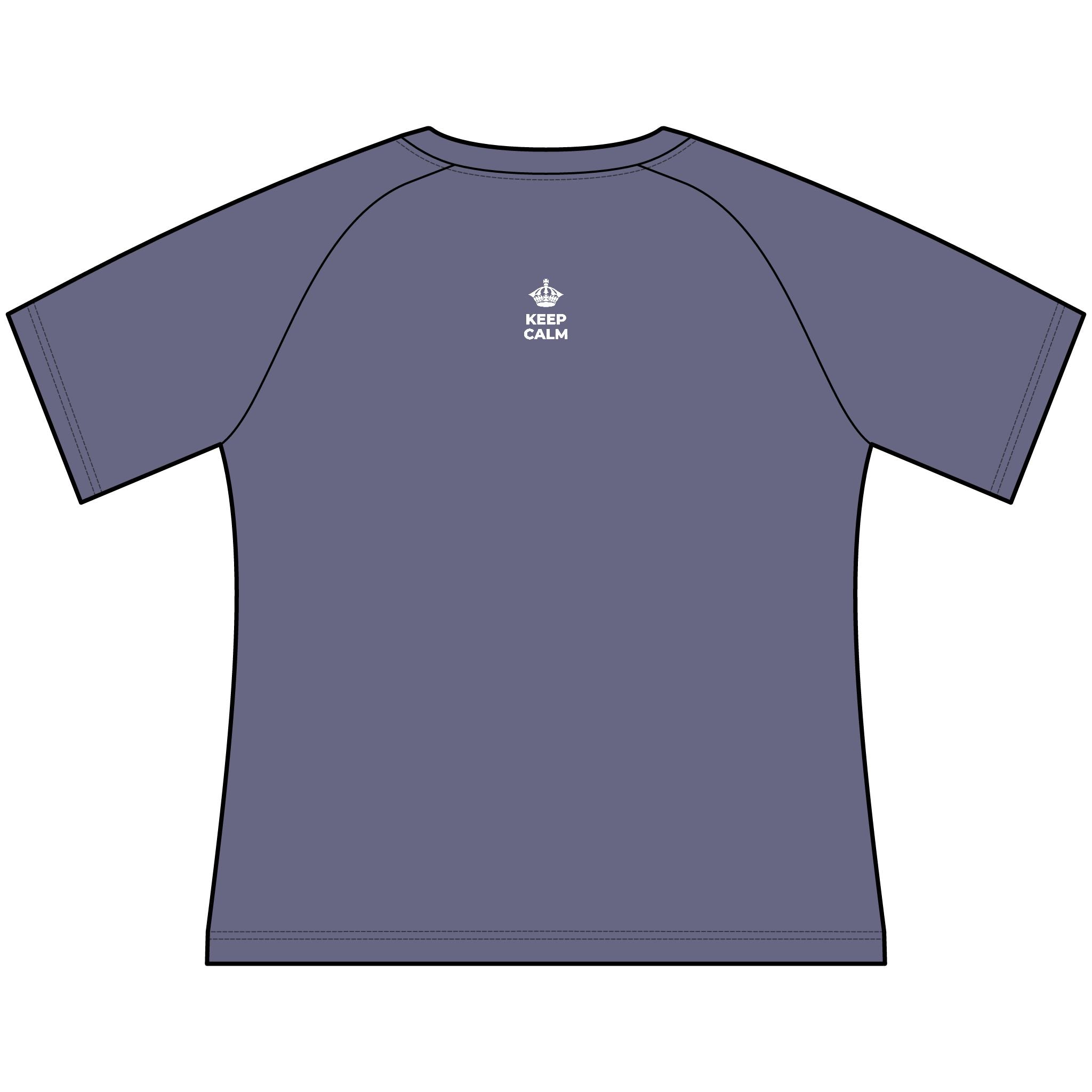 KEEP CALM Y LÁNZATE AL AGUA Women's Raglan Tee