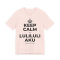 KEEP CALM A LULILULI AKU T-Shirt (Soft Cream–Heather Mauve)