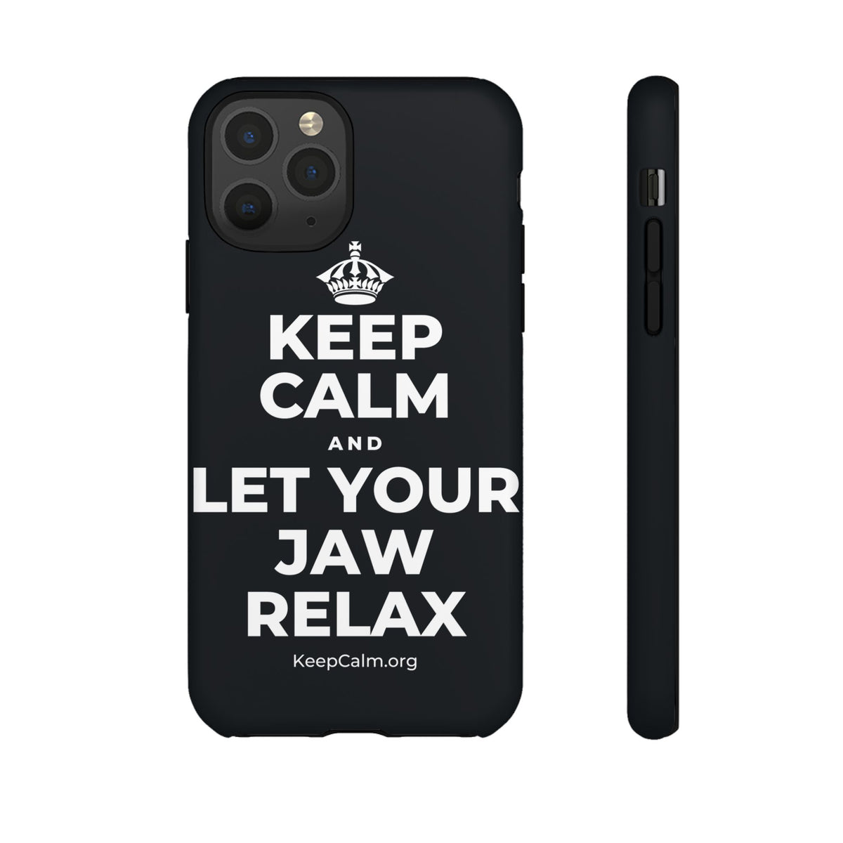 KEEP CALM AND LET YOUR JAW RELAX Phone Case (Dark)