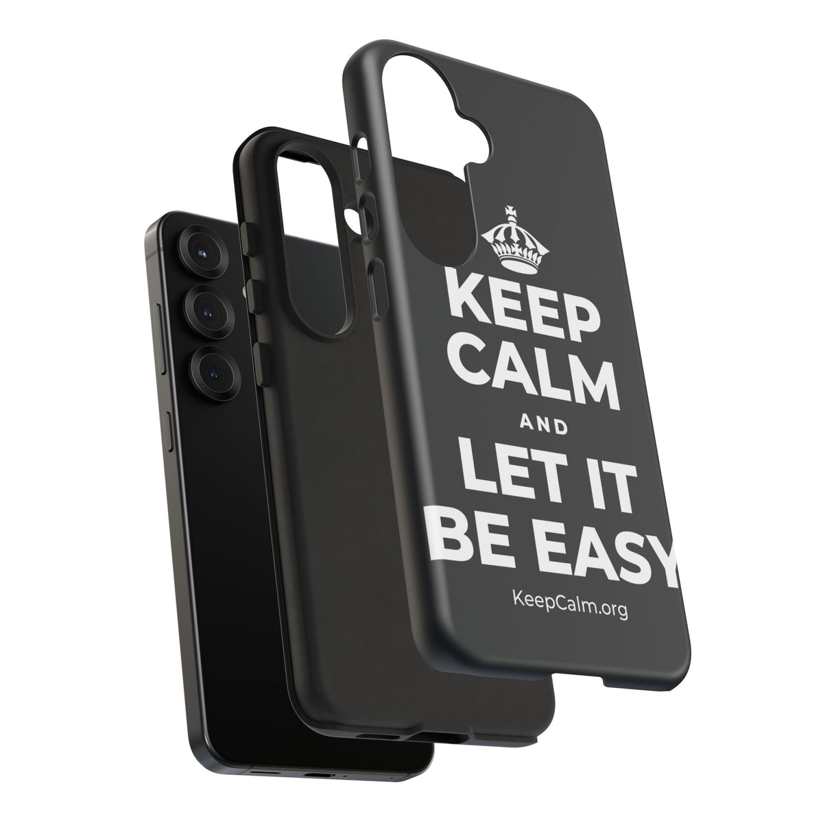 KEEP CALM AND LET IT BE EASY Phone Case (Dark)