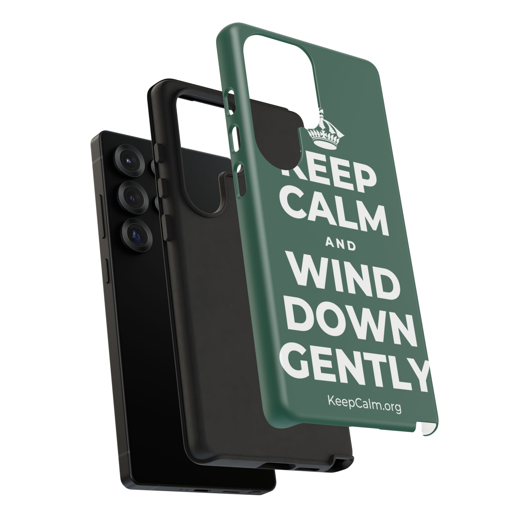 KEEP CALM AND WIND DOWN GENTLY Phone Case
