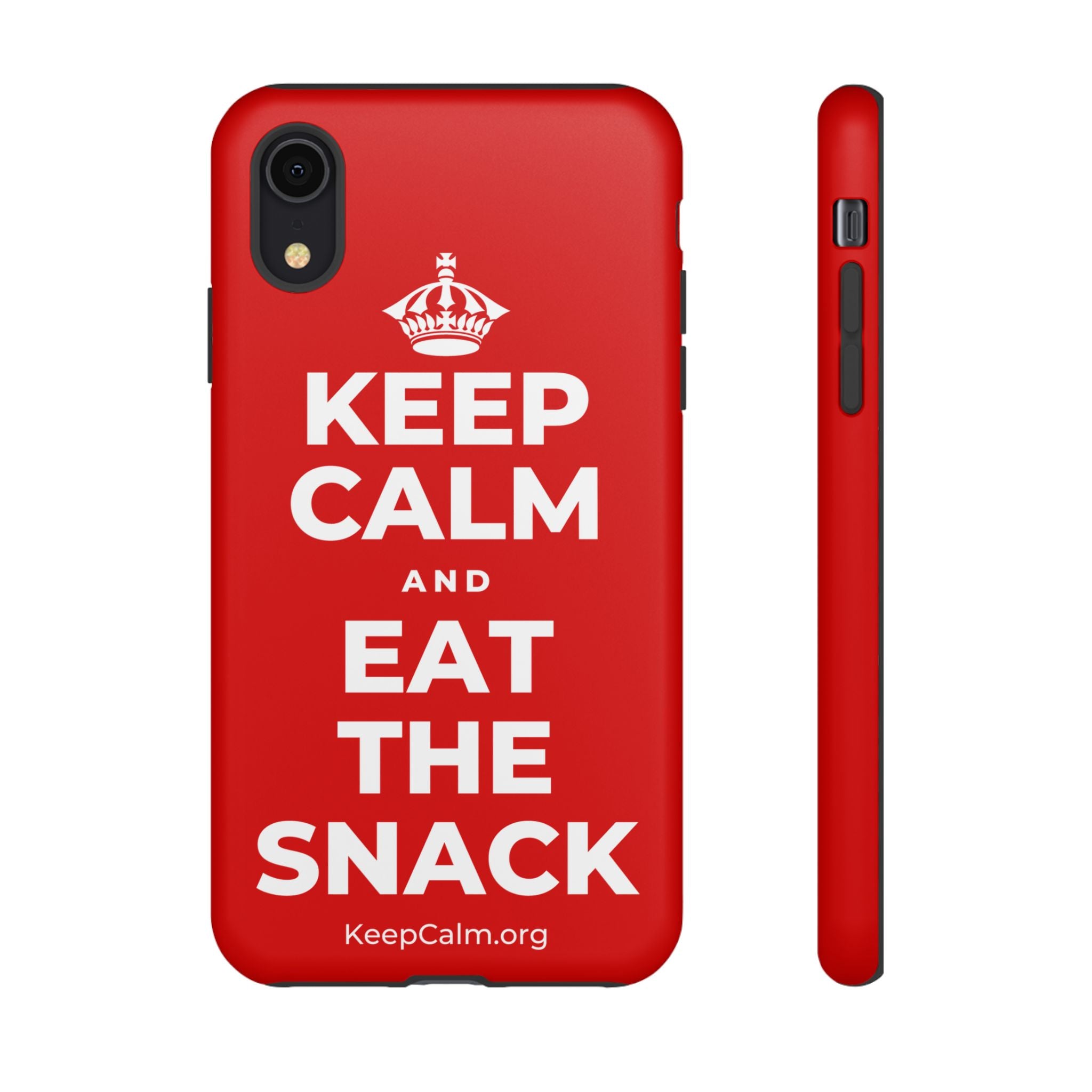 KEEP CALM AND EAT THE SNACK Phone Case