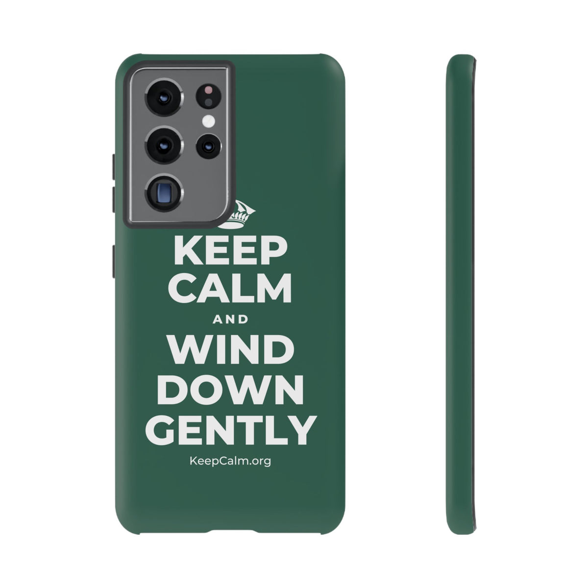 KEEP CALM AND WIND DOWN GENTLY Phone Case