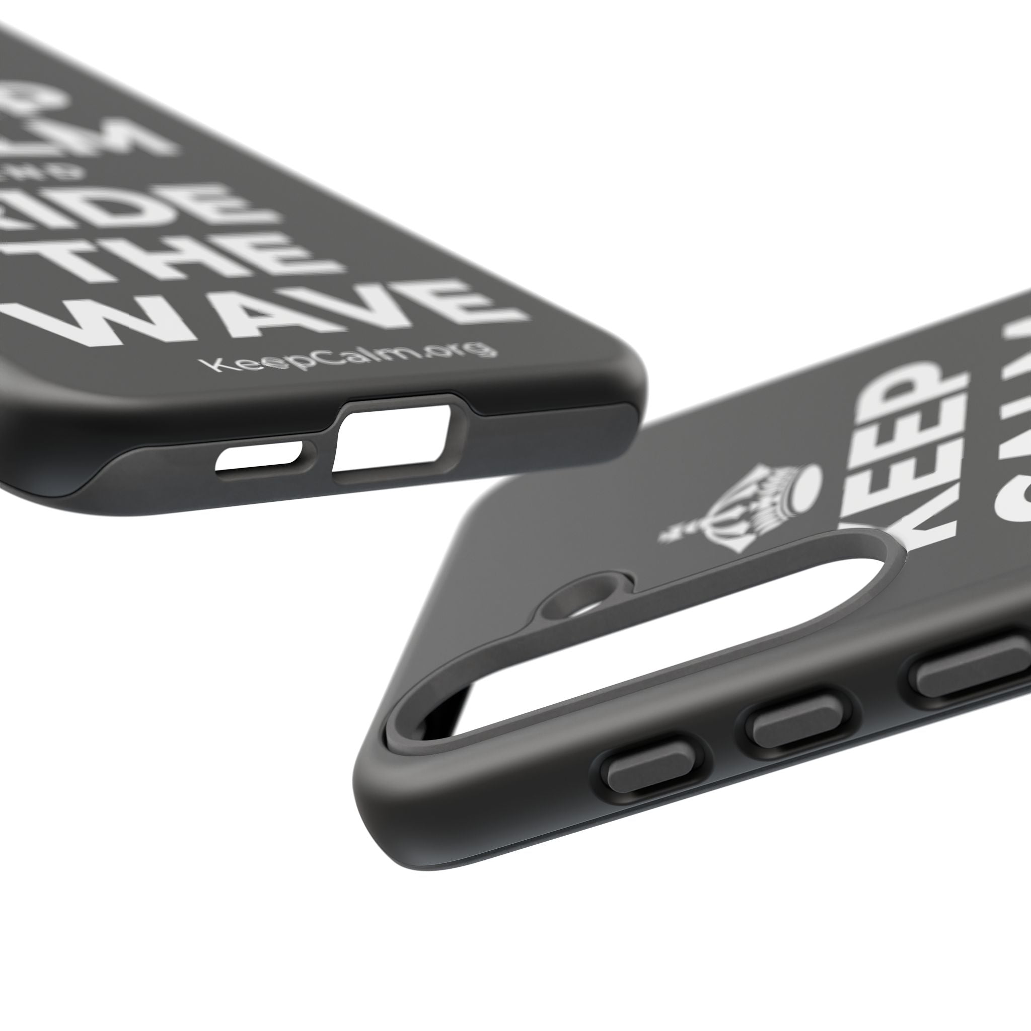 KEEP CALM AND RIDE THE WAVE Phone Case