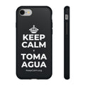 KEEP CALM Y TOMA AGUA Phone Case (Dark)