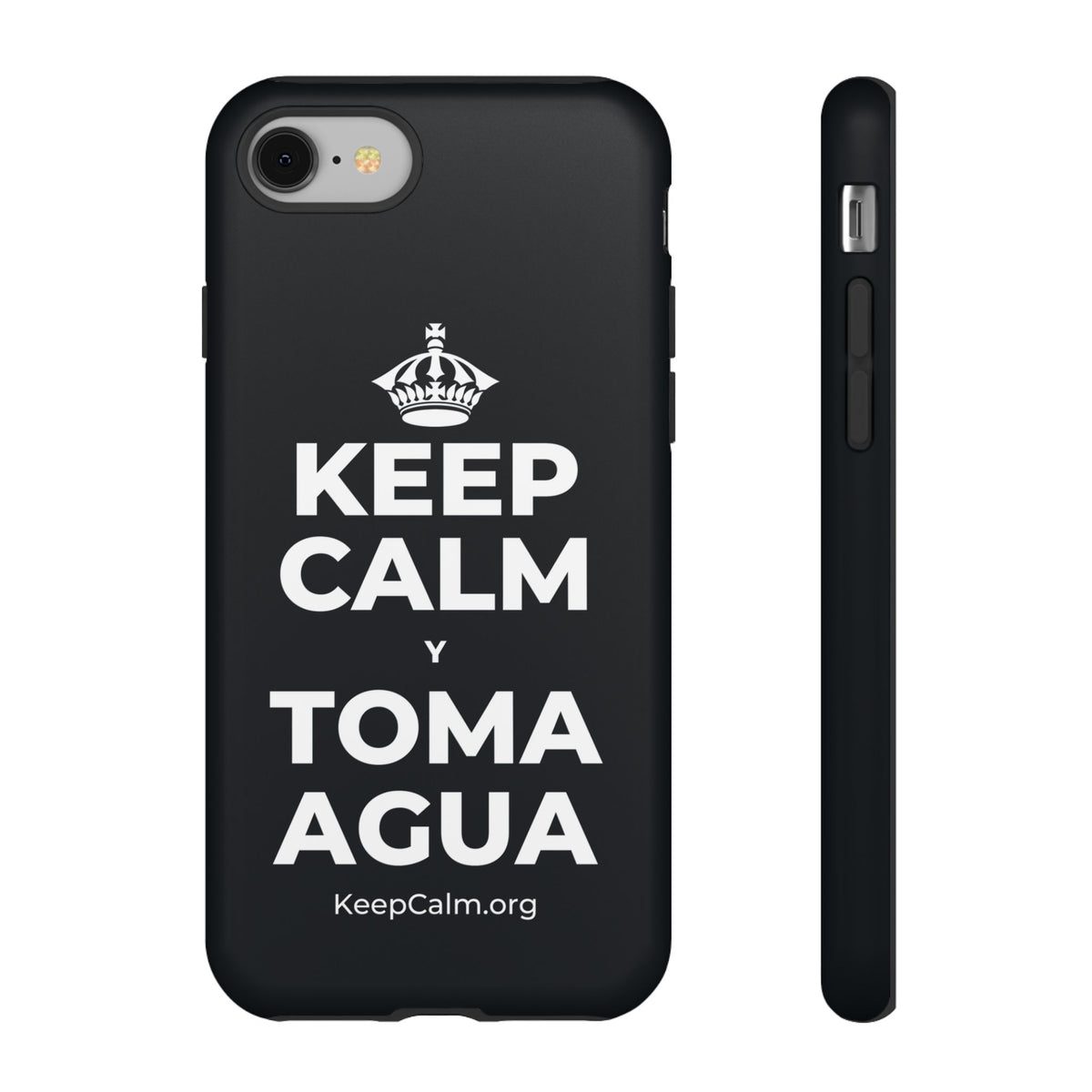 KEEP CALM Y TOMA AGUA Phone Case (Dark)