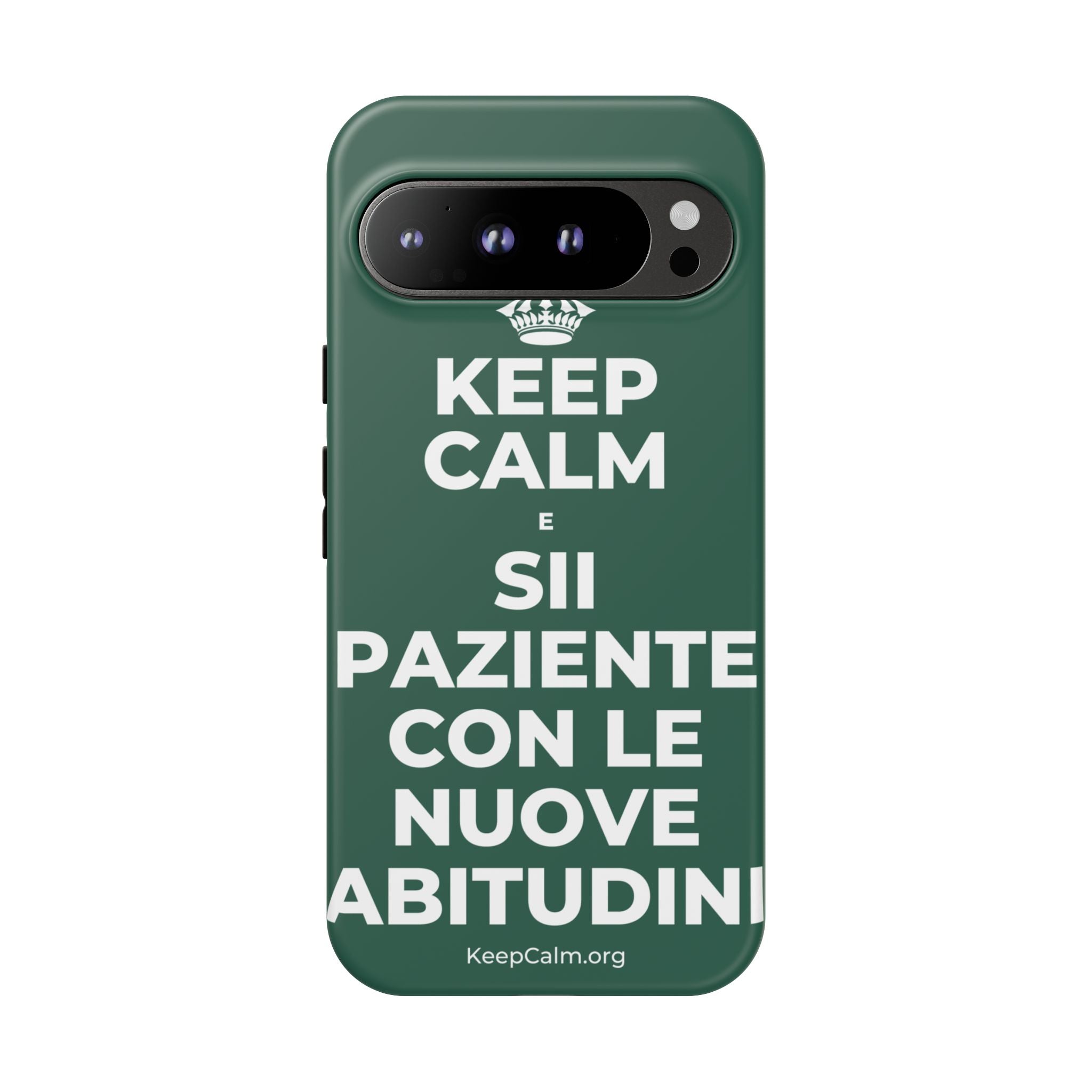 KEEP CALM E SII PAZIENTE CON LE NUOVE ABITUDINI Phone Case