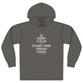 KEEP CALM AND START ONE FRESH PAGE Organic Hoodie Tee