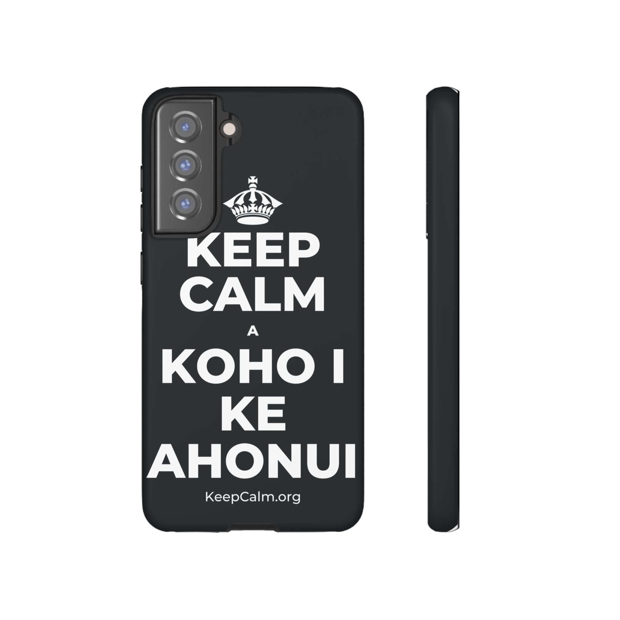 KEEP CALM A KOHO I KE AHONUI Phone Case (Dark)