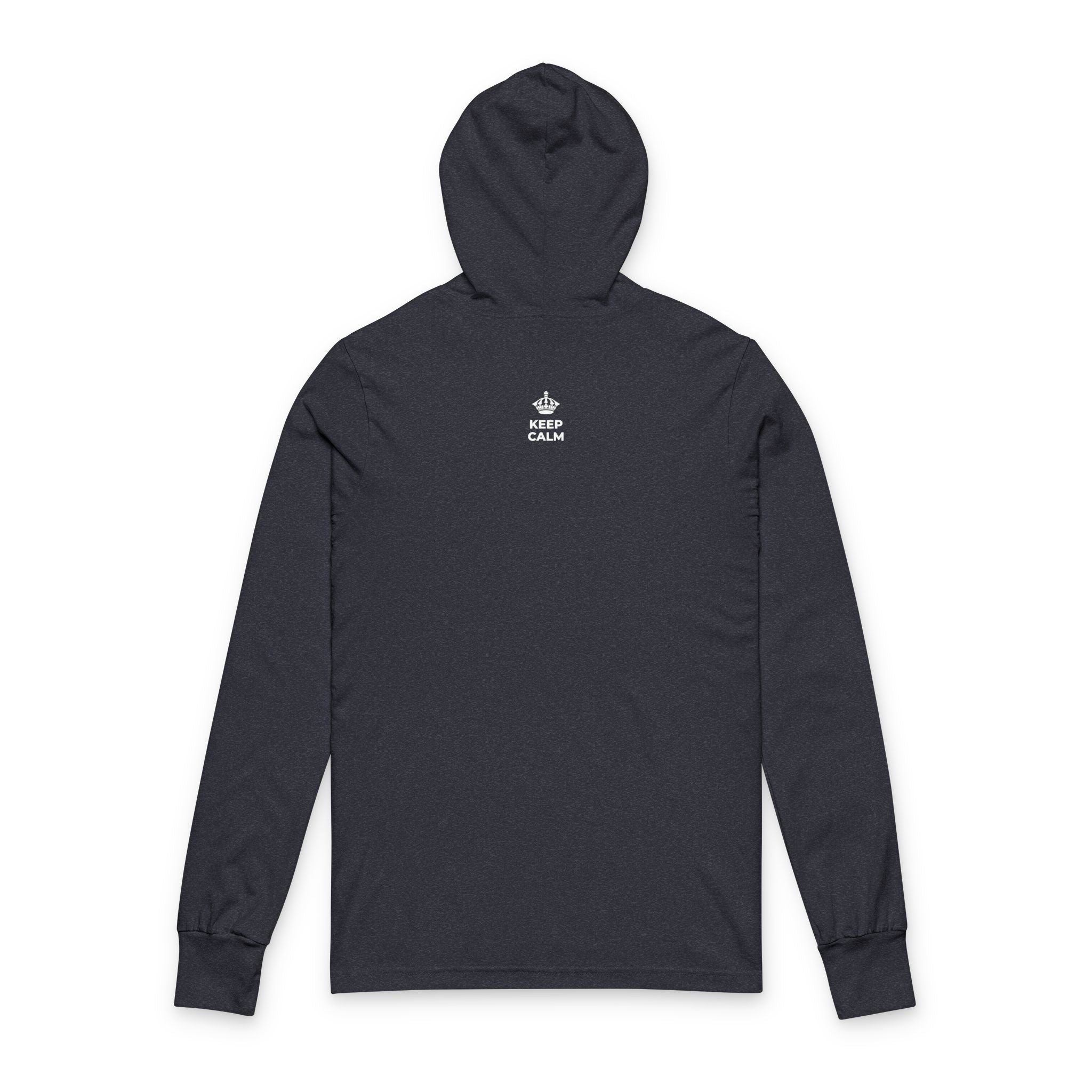KEEP CALM AND PLAY IT AGAIN Hooded Long Sleeve Tee