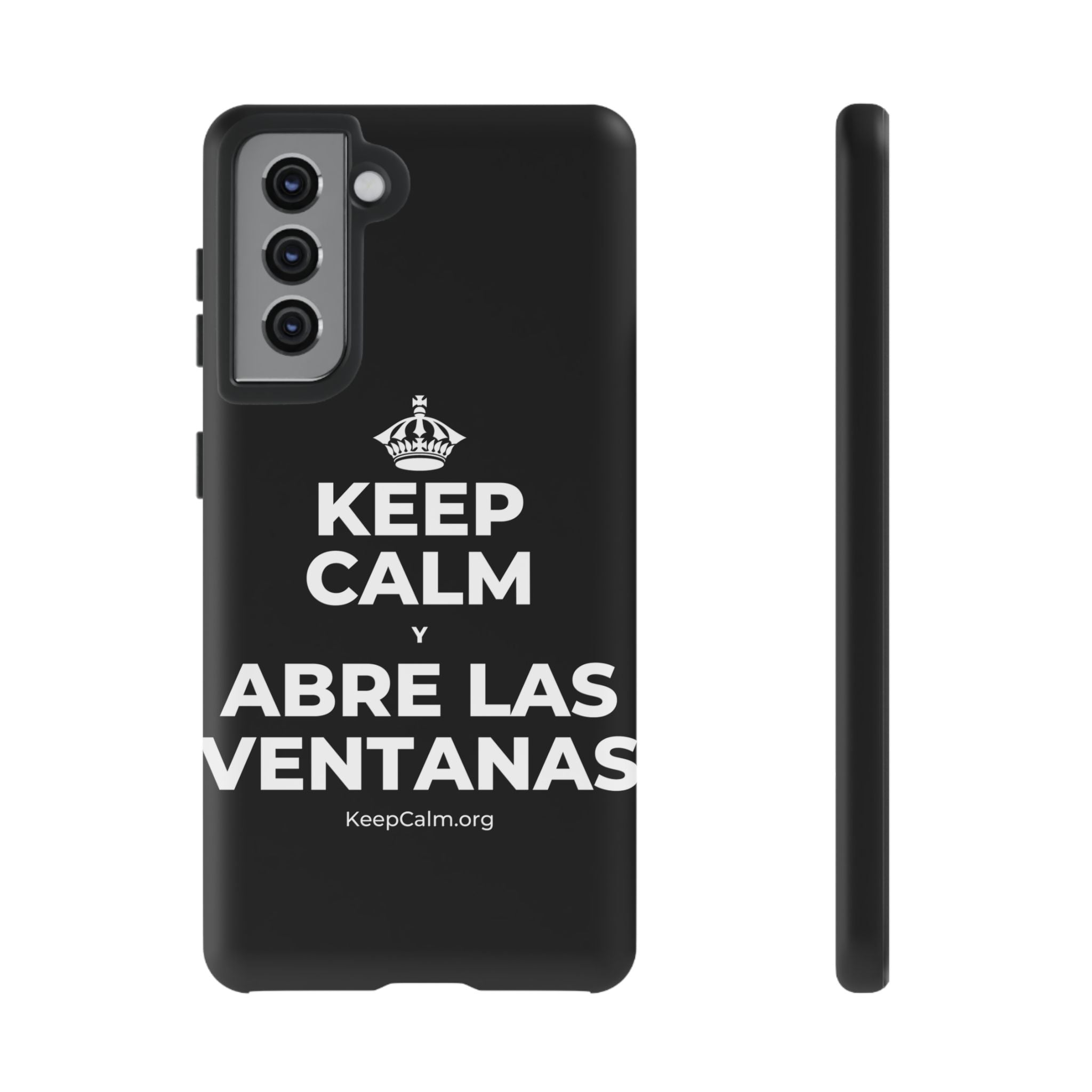 KEEP CALM Y ABRE LAS VENTANAS Phone Case