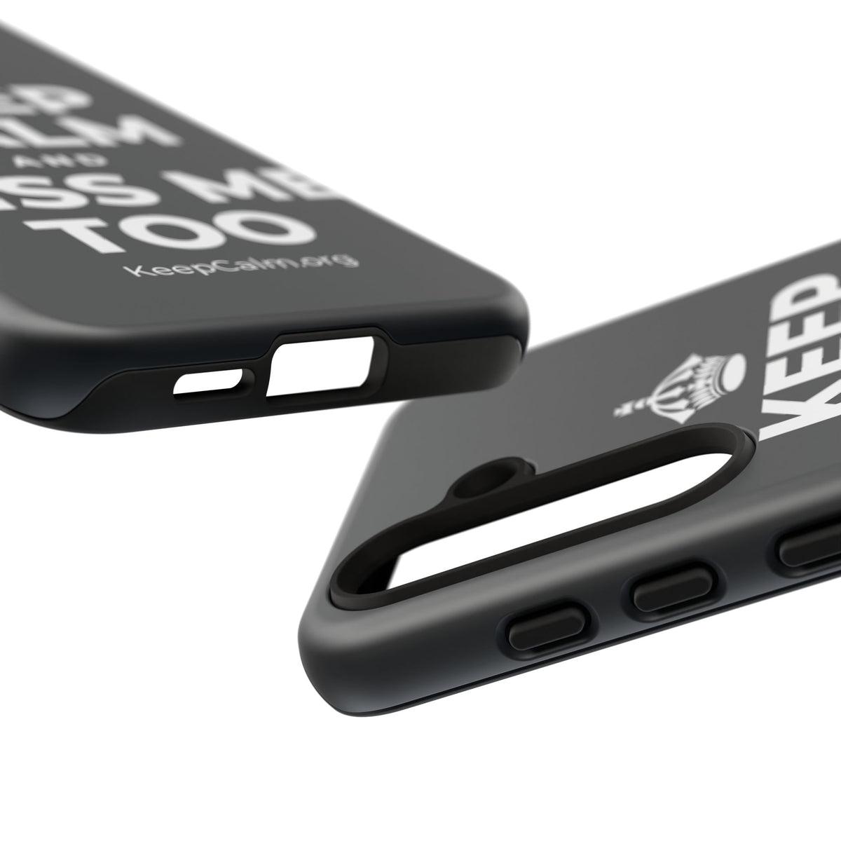 KEEP CALM AND MISS ME TOO Phone Case (Dark)