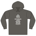 KEEP CALM A HOʻOPIHA I KOU KĪʻAHA ME KE ALOHA Organic Hoodie Tee