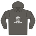 KEEP CALM AND DROP THE ROPE Organic Hoodie Tee