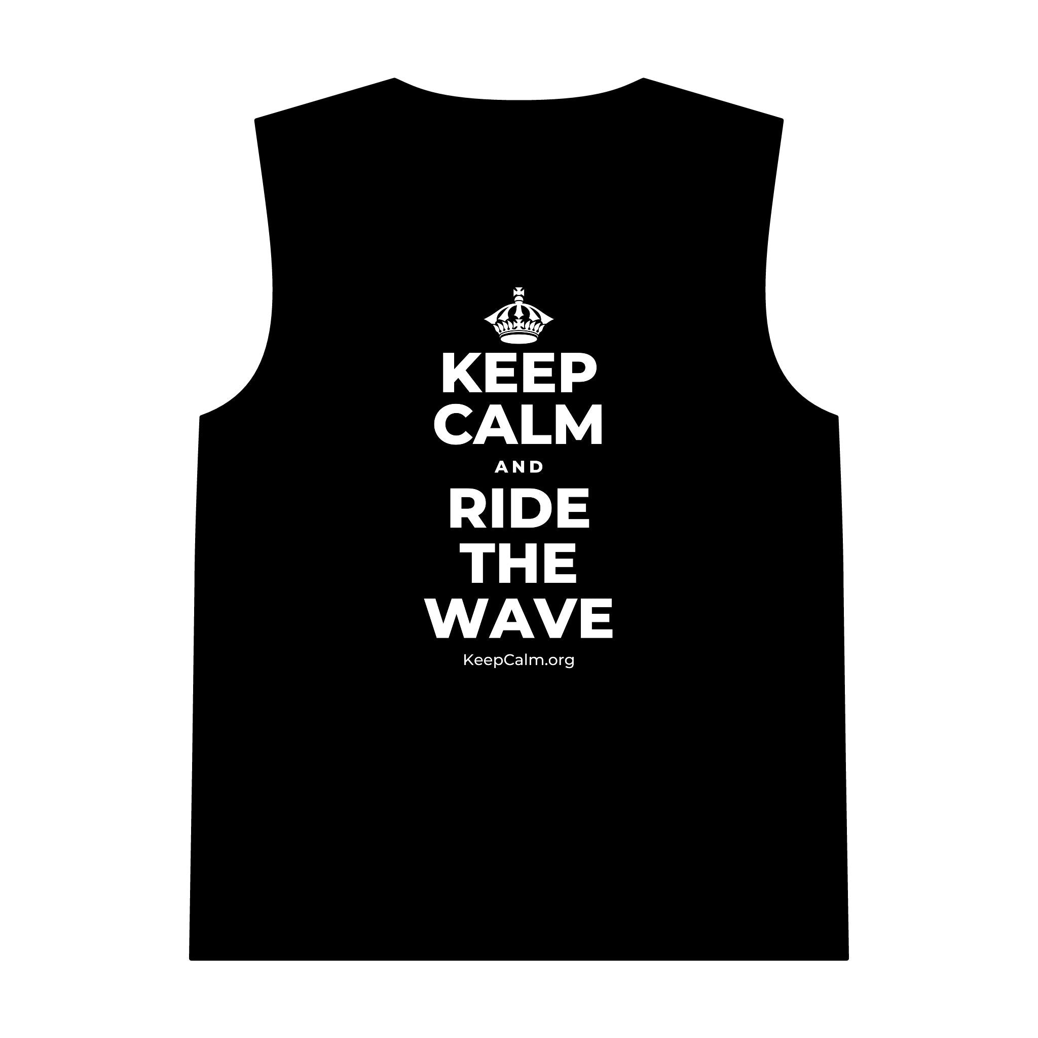 KEEP CALM AND RIDE THE WAVE Tank Top