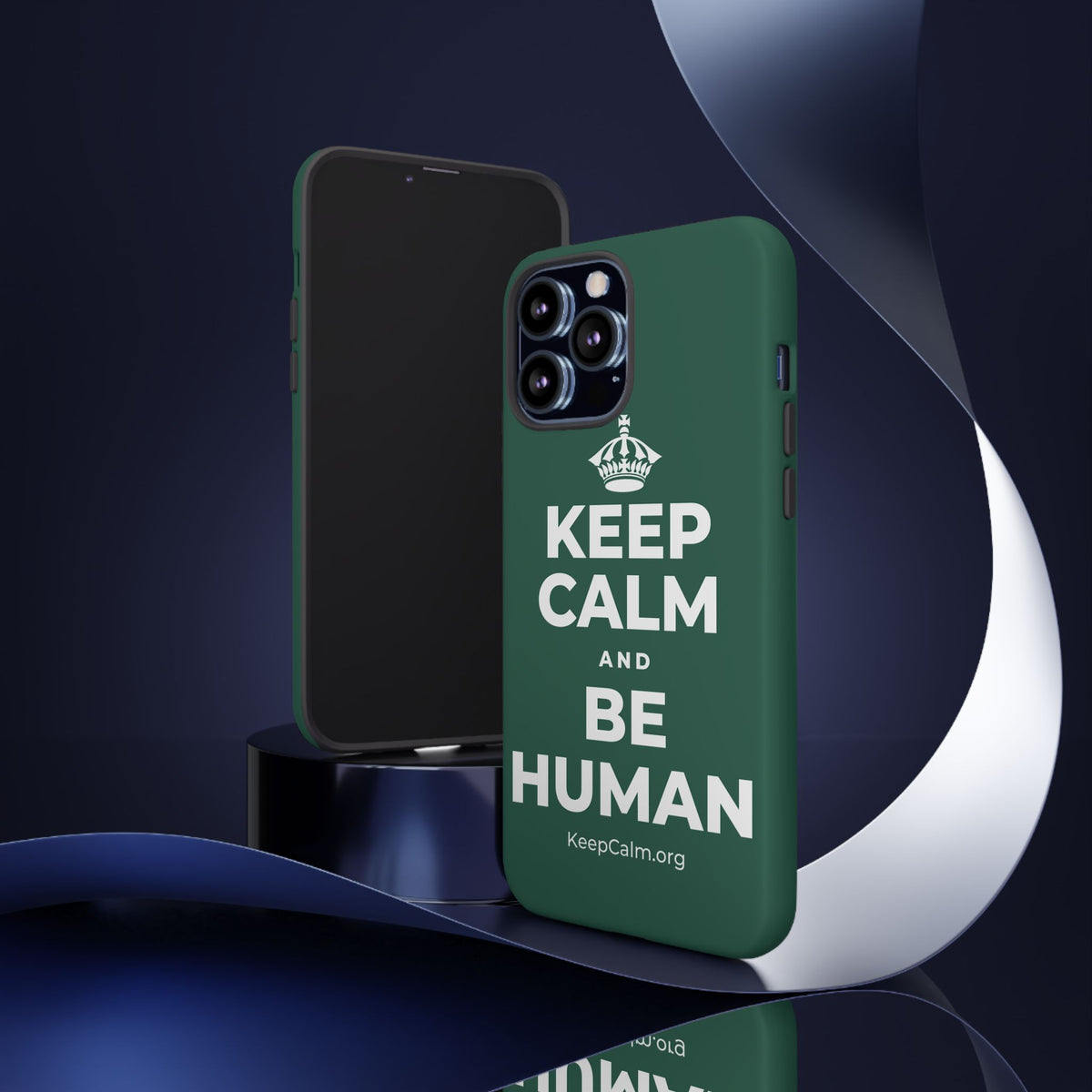 KEEP CALM AND BE HUMAN Phone Case