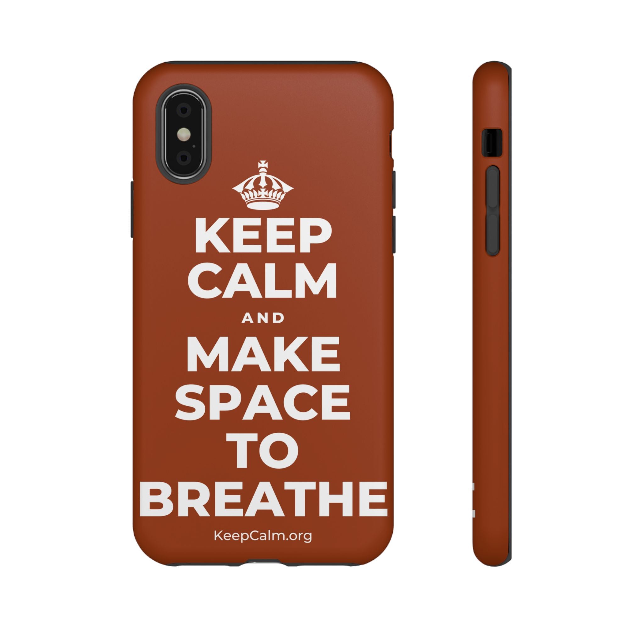 KEEP CALM AND MAKE SPACE TO BREATHE Phone Case