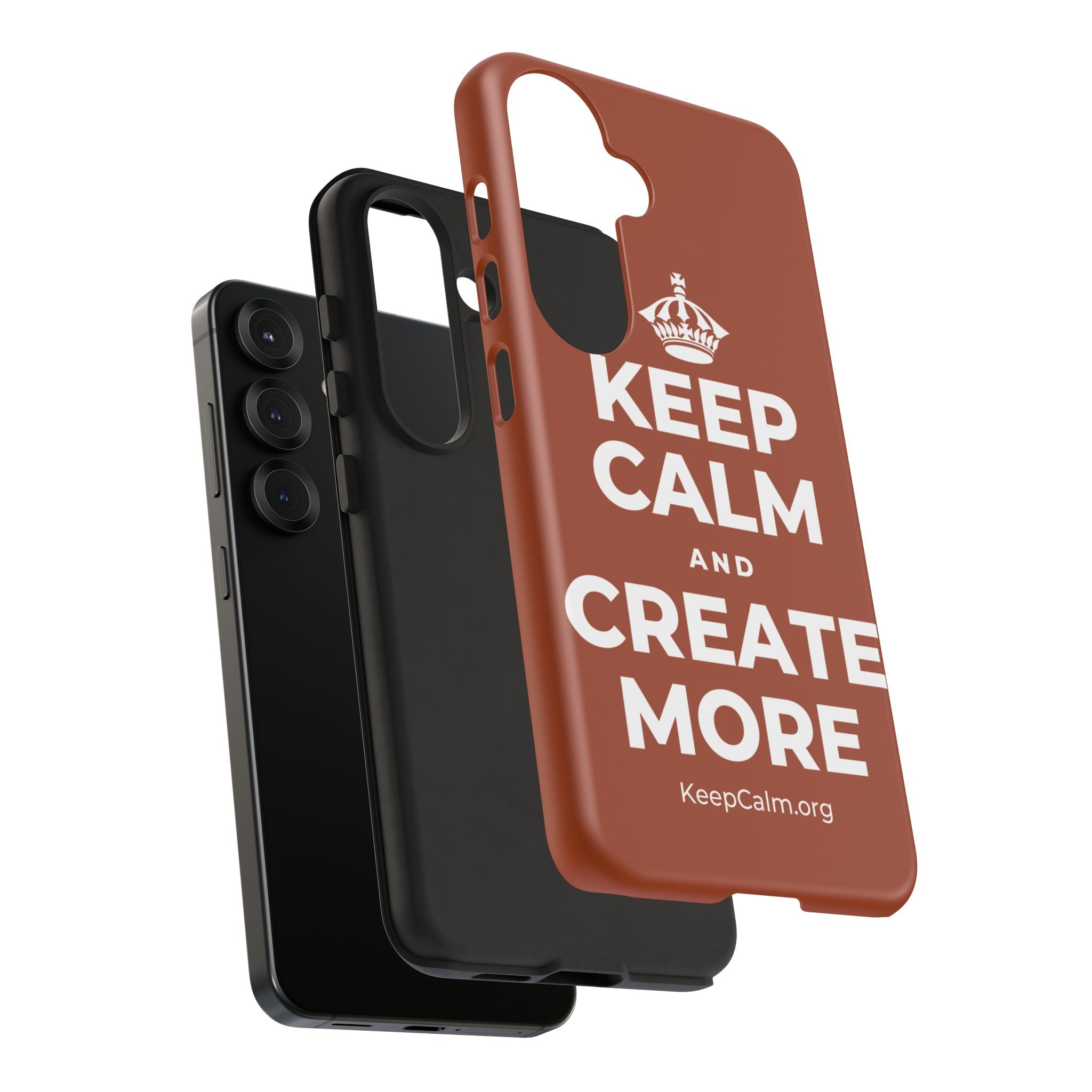 KEEP CALM AND CREATE MORE Phone Case