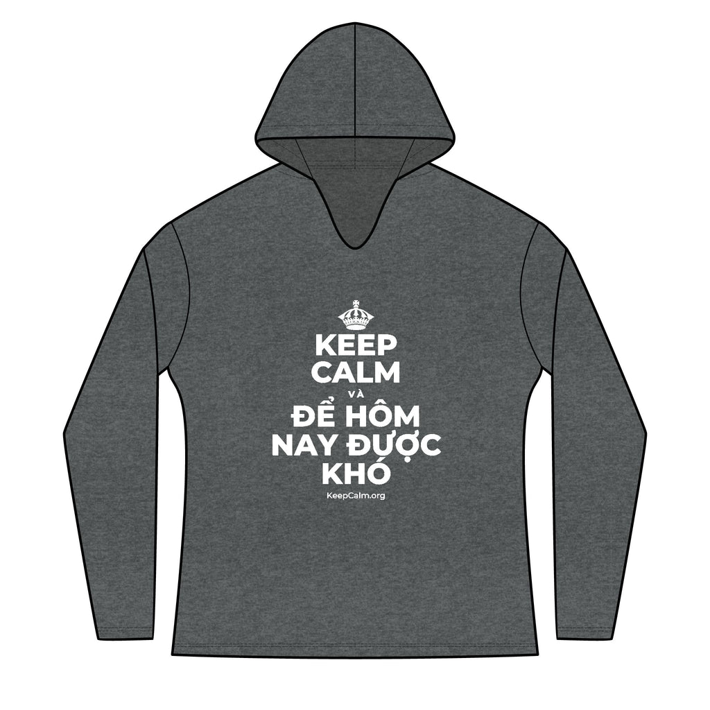 KEEP CALM VÀ ĐỂ HÔM NAY ĐƯỢC KHÓ Women's Long Sleeve Hoodie