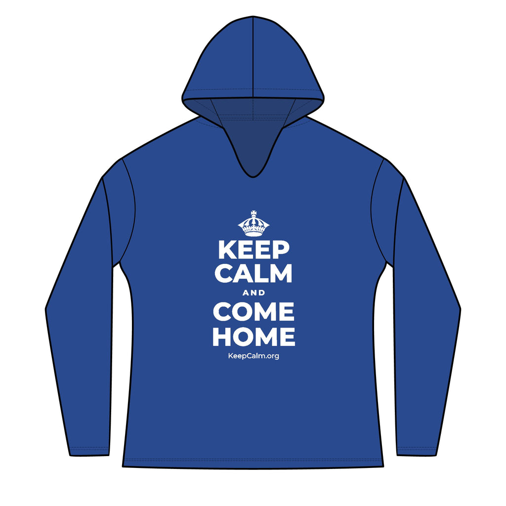 KEEP CALM AND COME HOME Women's Long Sleeve Hoodie