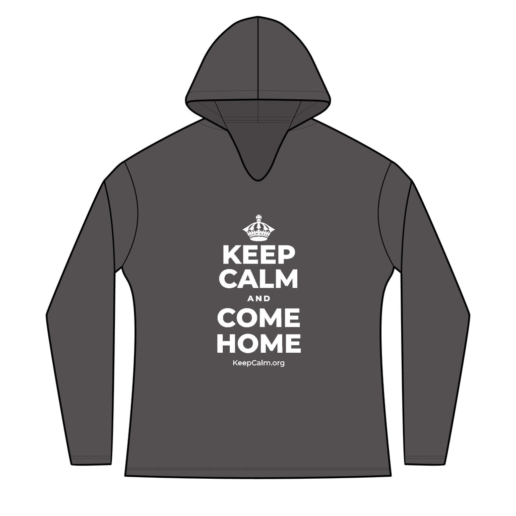 KEEP CALM AND COME HOME Women's Long Sleeve Hoodie