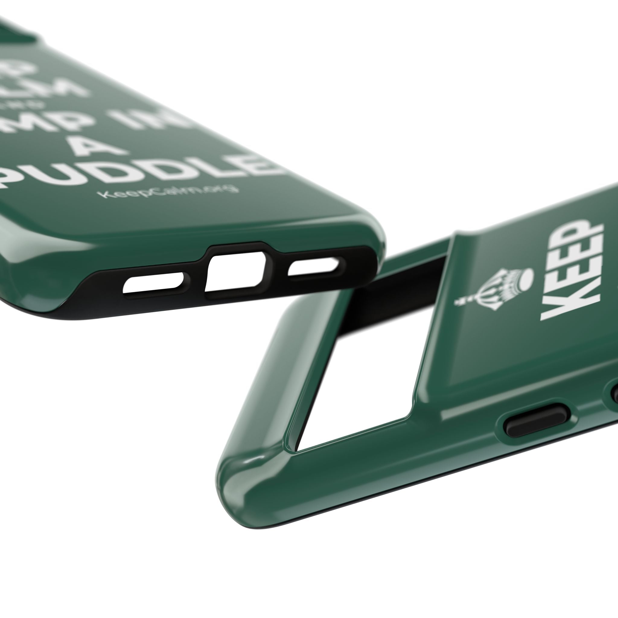 KEEP CALM AND JUMP IN A PUDDLE Phone Case