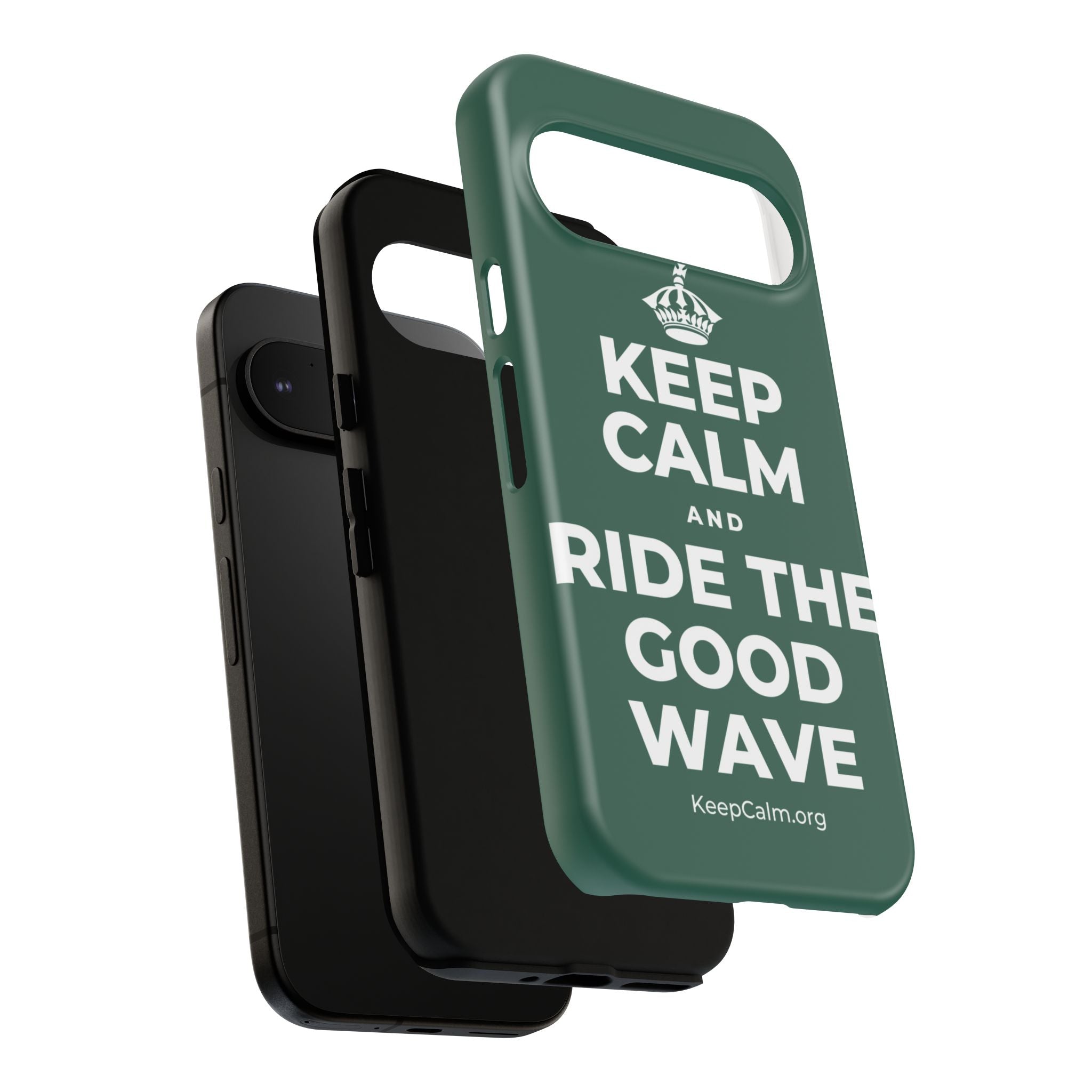 KEEP CALM AND RIDE THE GOOD WAVE Phone Case