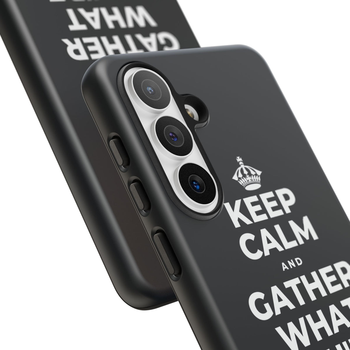 KEEP CALM AND GATHER WHAT YOU'RE GRATEFUL FOR Phone Case (Dark)