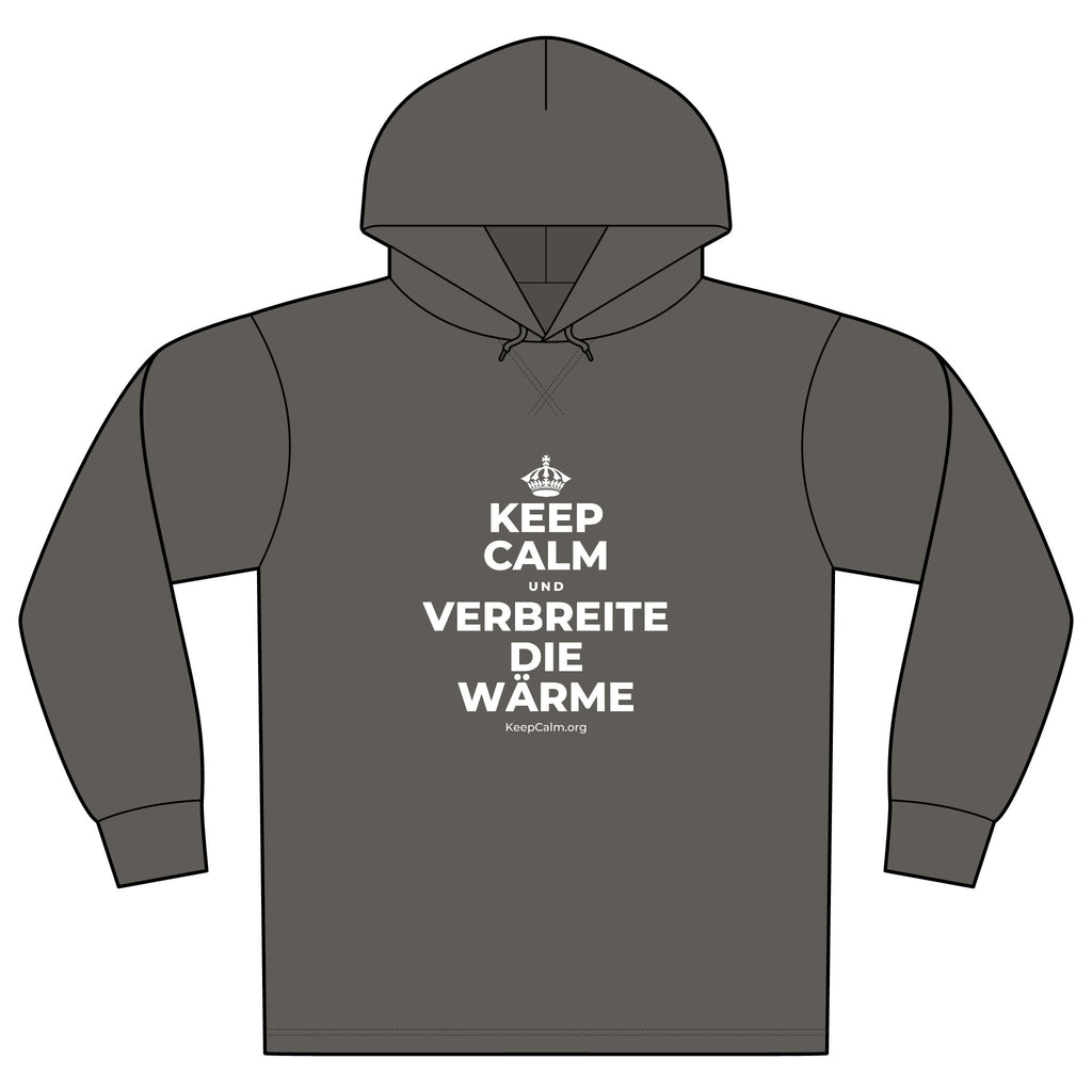 KEEP CALM UND VERBREITE DIE WÄRME Organic Hoodie Tee