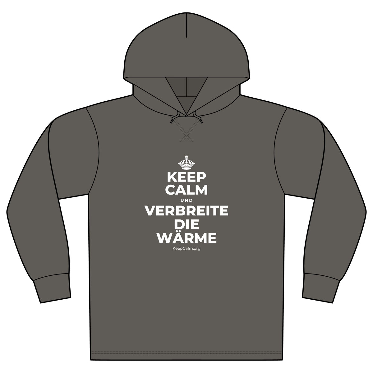 KEEP CALM UND VERBREITE DIE WÄRME Organic Hoodie Tee