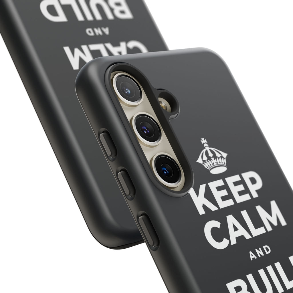 KEEP CALM AND BUILD THE LEGACY Phone Case (Dark)