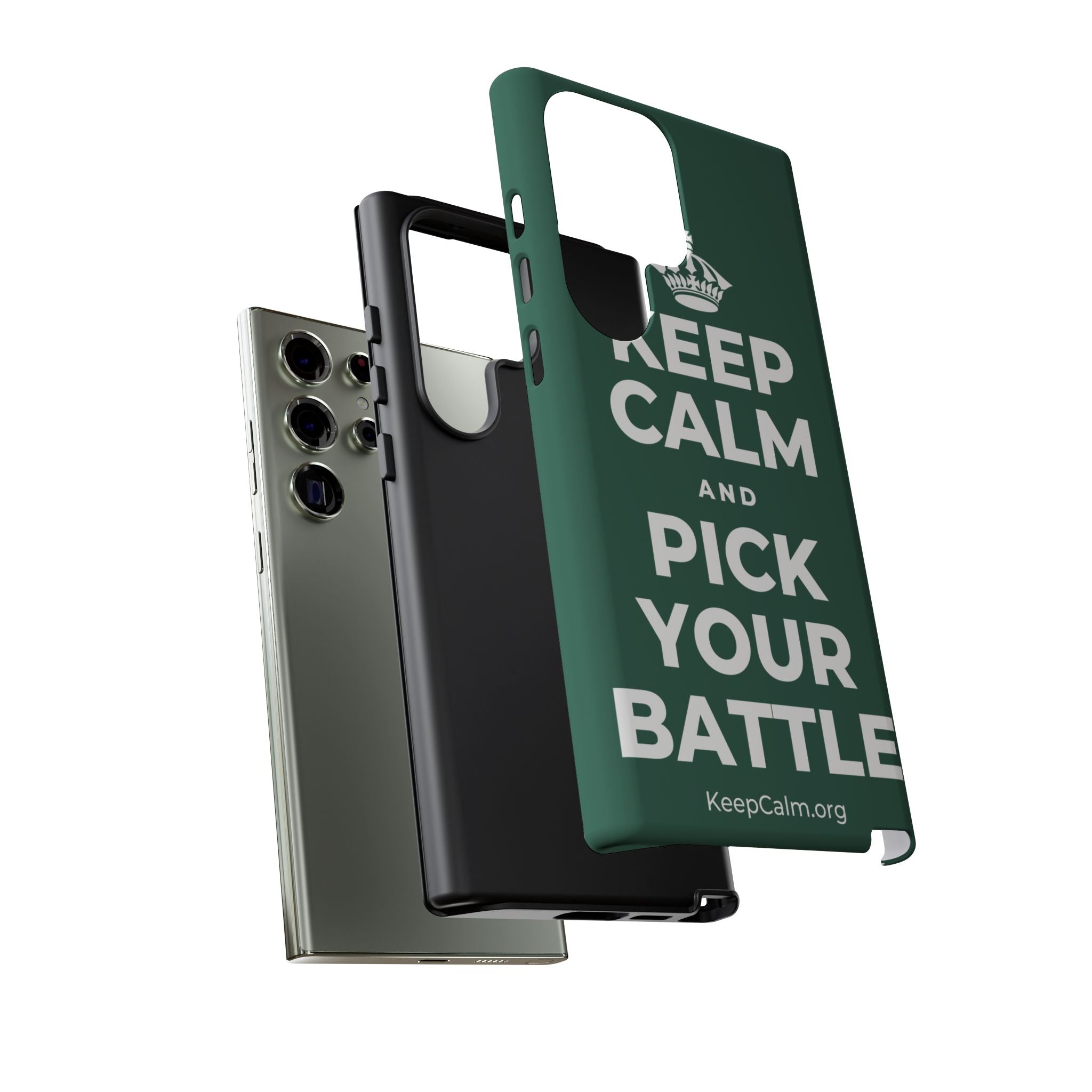 KEEP CALM AND PICK YOUR BATTLE Phone Case