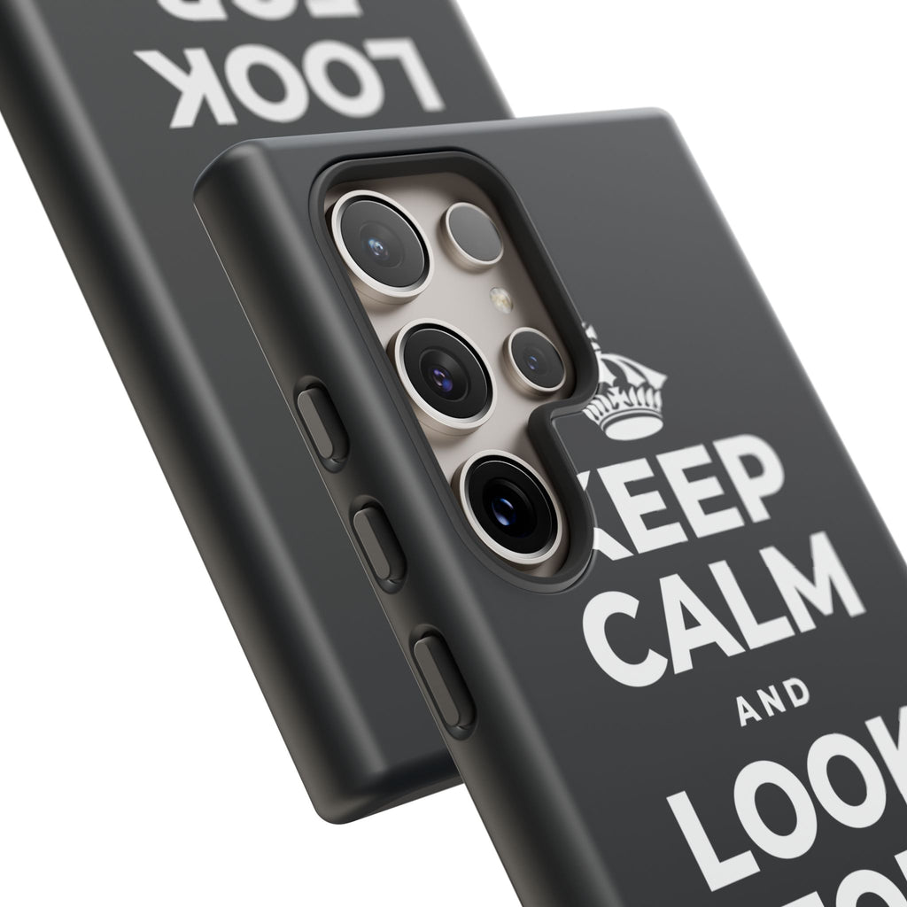 KEEP CALM AND LOOK FOR THE LIGHT Phone Case (Dark)