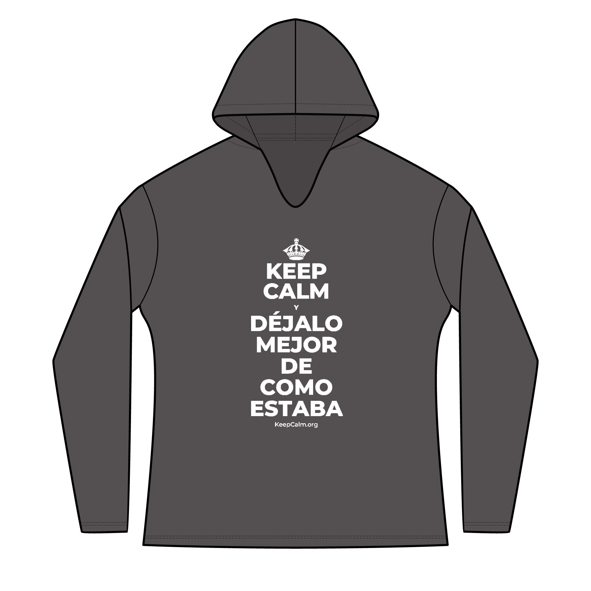 KEEP CALM Y DÉJALO MEJOR DE COMO ESTABA Women's Long Sleeve Hoodie