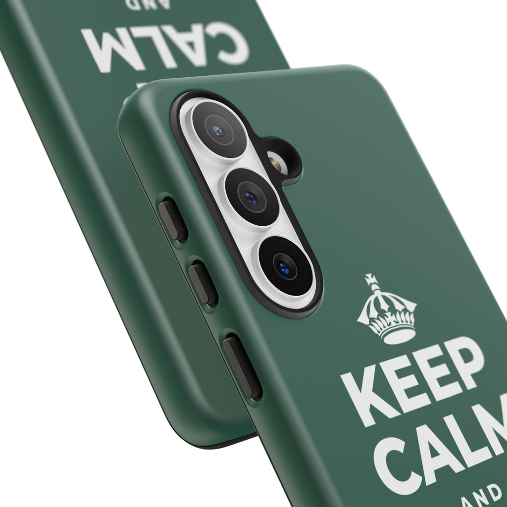 KEEP CALM AND BREATHE Phone Case