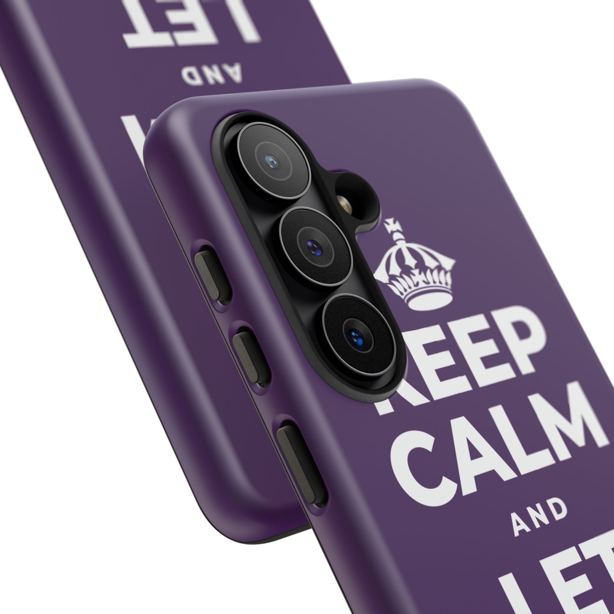KEEP CALM AND LET IT RAIN Phone Case