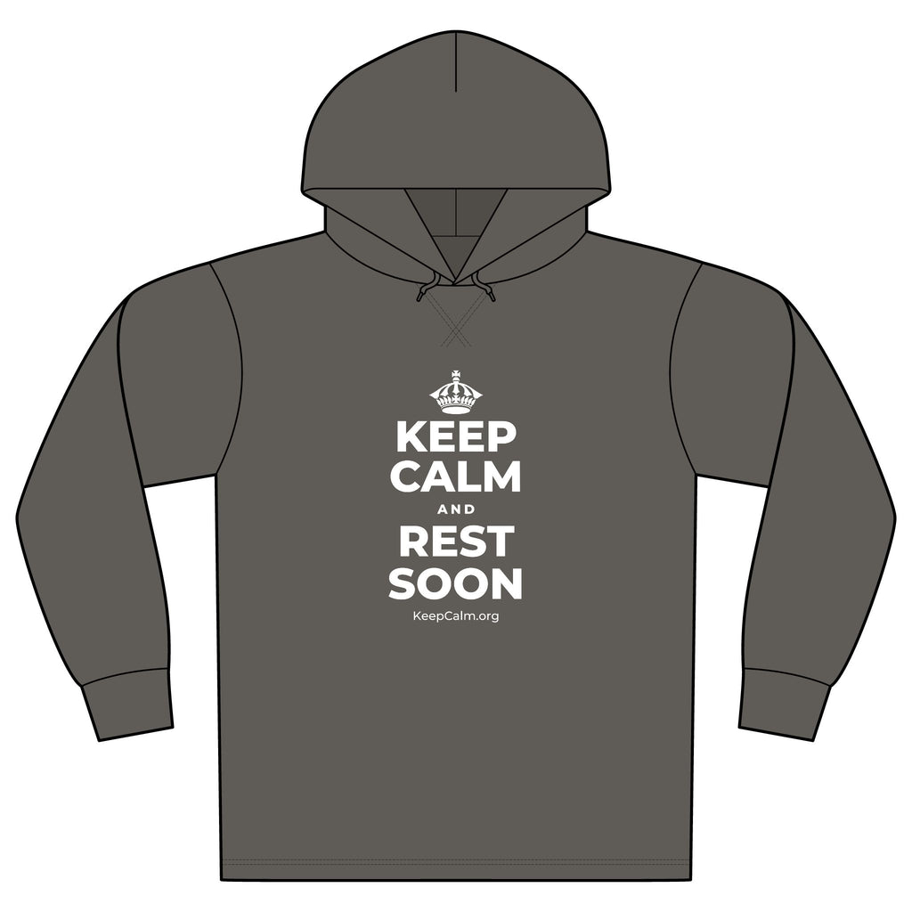 KEEP CALM AND REST SOON Organic Hoodie Tee