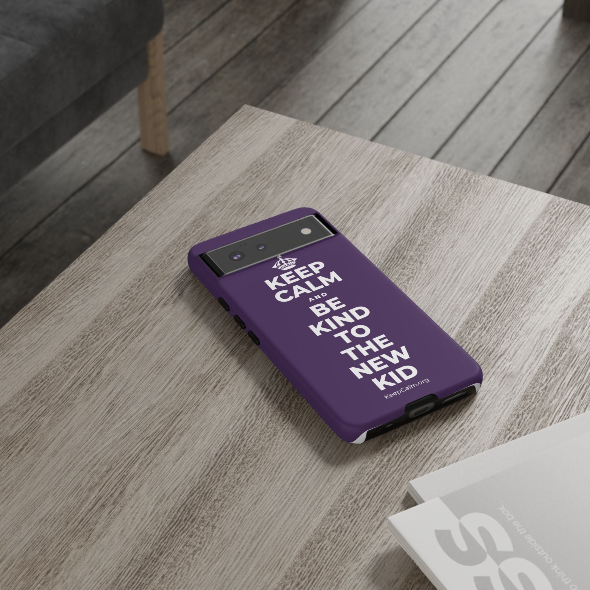 KEEP CALM AND BE KIND TO THE NEW KID Phone Case
