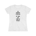 KEEP CALM A E ʻAE IĀ ʻOE E PUA Women's Tri-Blend Tee
