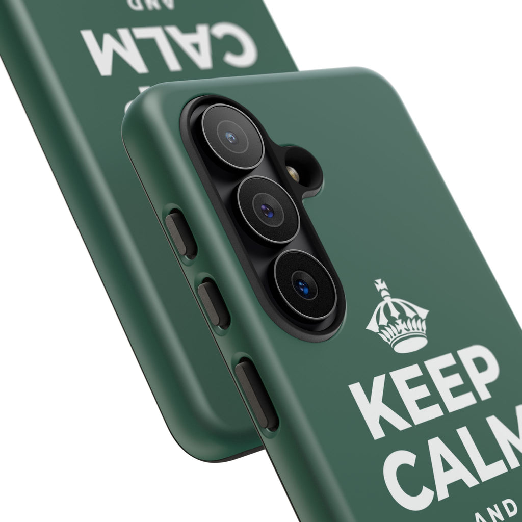 KEEP CALM AND BREATHE Phone Case