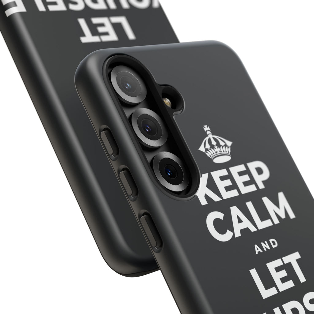 KEEP CALM AND LET YOURSELF SLOW DOWN Phone Case (Dark)