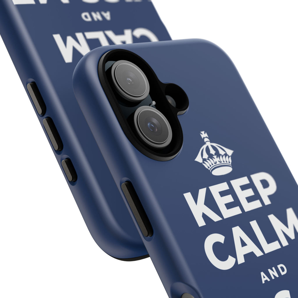 KEEP CALM AND KISS ME AGAIN Phone Case
