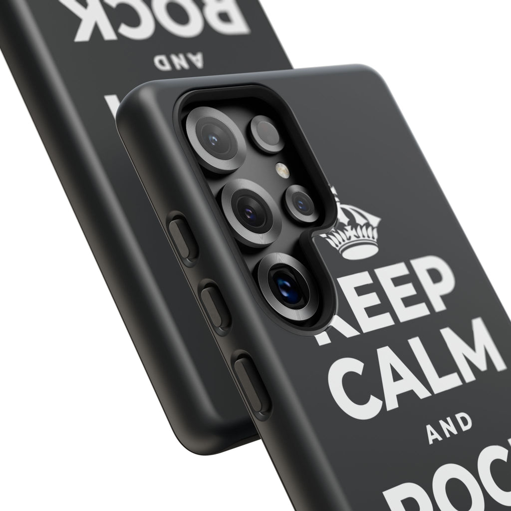 KEEP CALM AND ROCK THAT SMILE Phone Case (Dark)