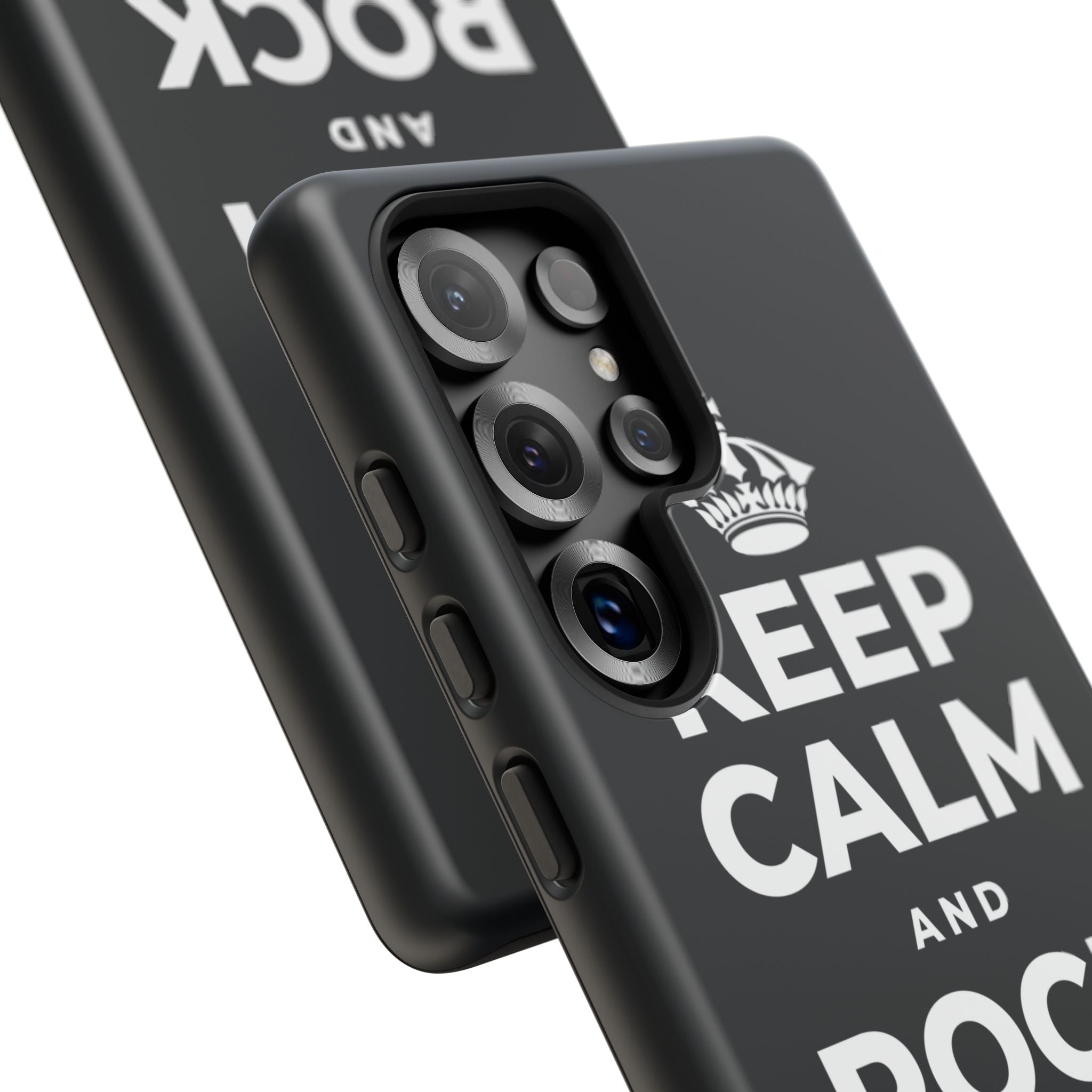 KEEP CALM AND ROCK THAT SMILE Phone Case (Dark)