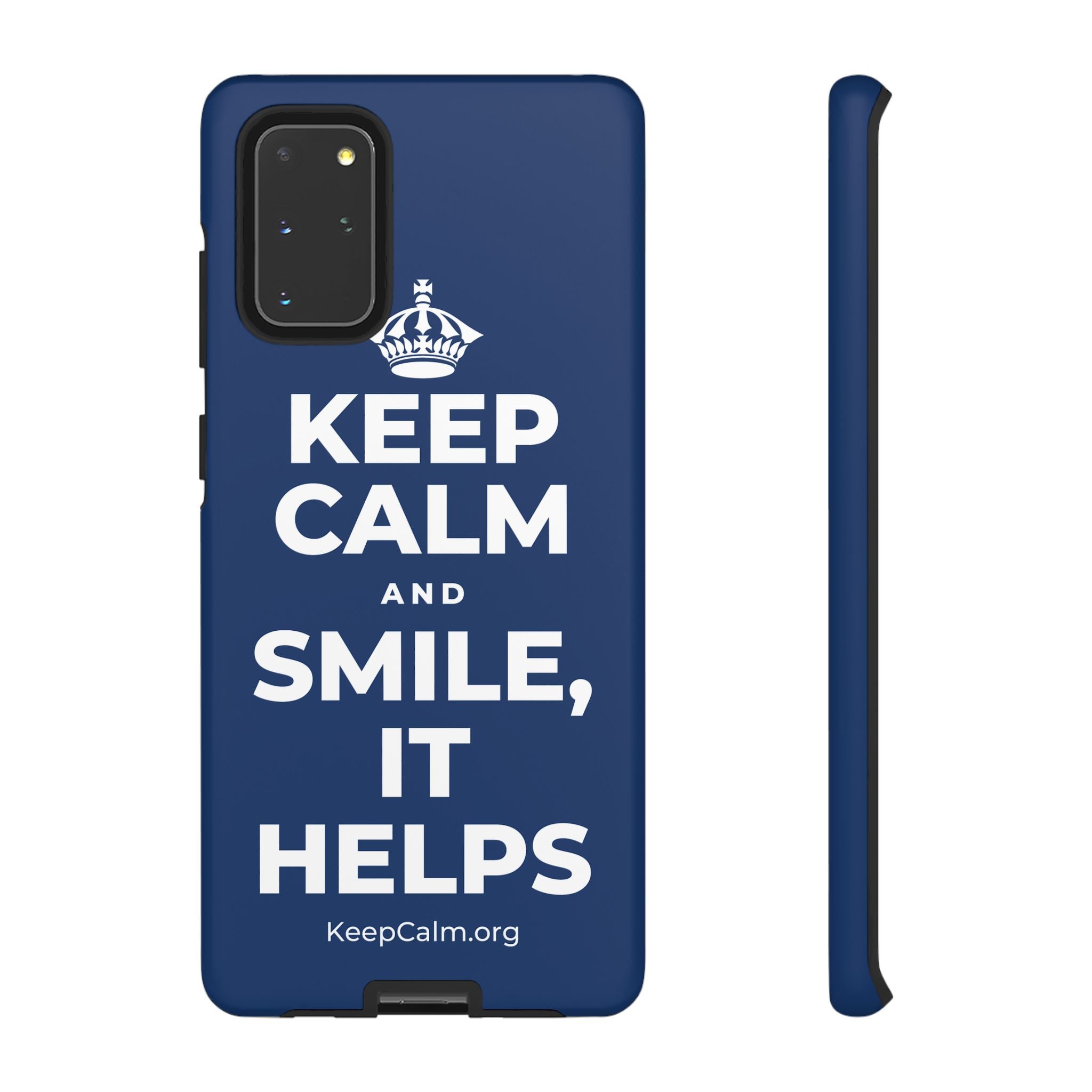 KEEP CALM AND SMILE, IT HELPS Phone Case
