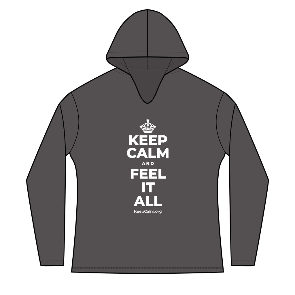 KEEP CALM AND FEEL IT ALL Women's Long Sleeve Hoodie