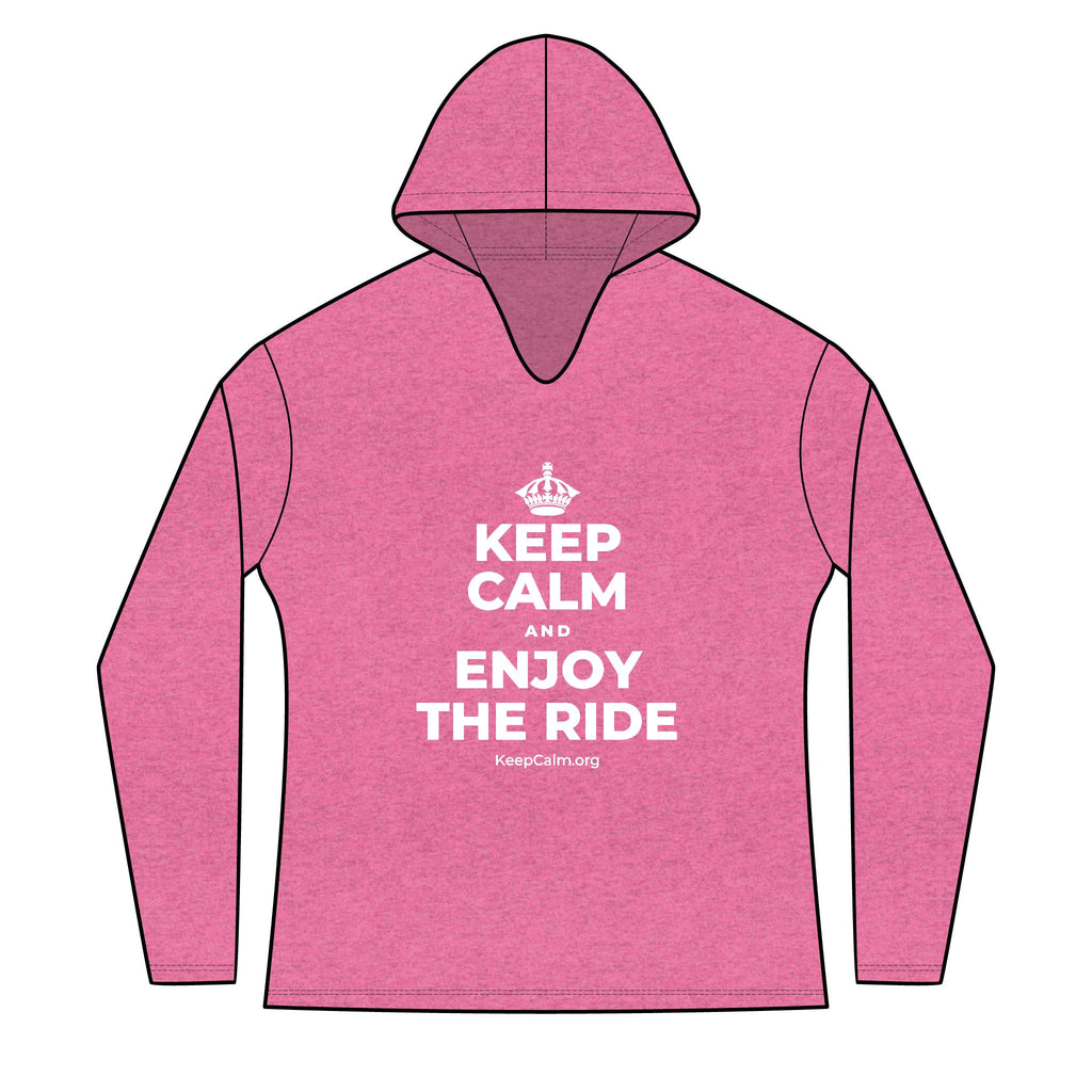 KEEP CALM AND ENJOY THE RIDE Women's Long Sleeve Hoodie